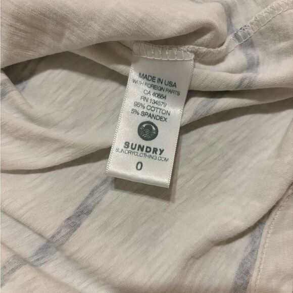 Sundry Bell Sleeve Striped Dress - Picture 4 of 4